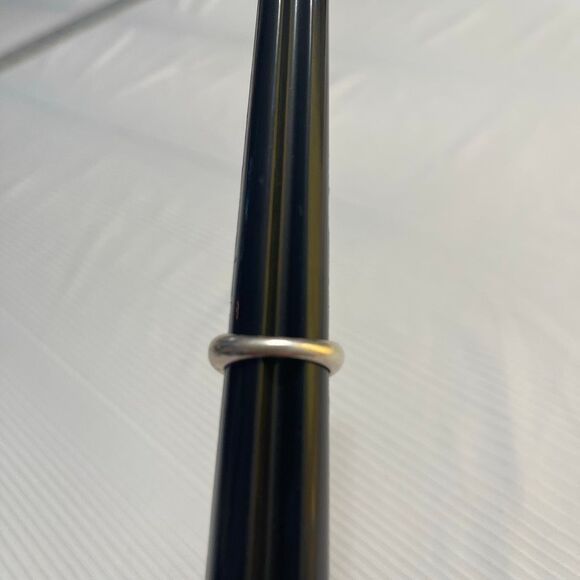 LT Sterling Silver 925 Turquoise Stone and Marcasite Ring Sz 8 - Picture 4 of 7